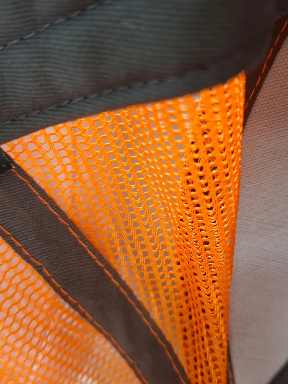 Chevrolet Men’s Brown and Orange Mesh Trucker Hat with Embroidered Logo